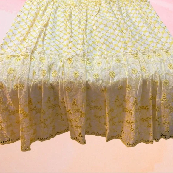 Lilly Pulitzer NWT Women’s Kyla Maxi Dress in St. Tropez Yellow Garden Eyelet - Picture 14 of 15